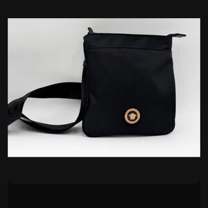 Versace Medusa nylon crossbody